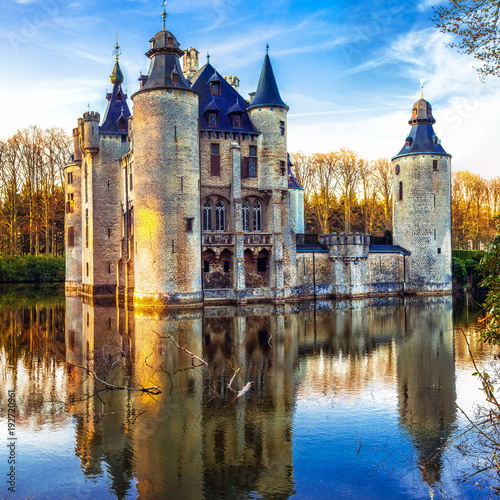 Castles of Belgium - mysterious fairytale Vorselaar castle photo
