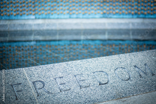Fotografía Price of Freedom memorial in Washington, DC, USA