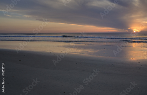 Sunrise at Cape Canaveral National Seashore in Florida. photo