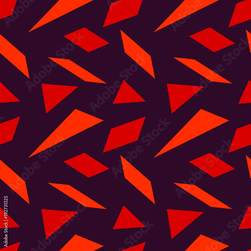 Sharp glass pieces seamless pattern. For print, fashion design, wrapping, wallpaper