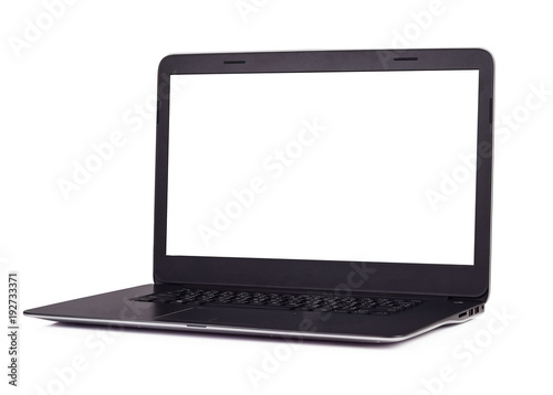 Laptop isolated on white background