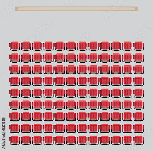 Top View show Seat in the Theater