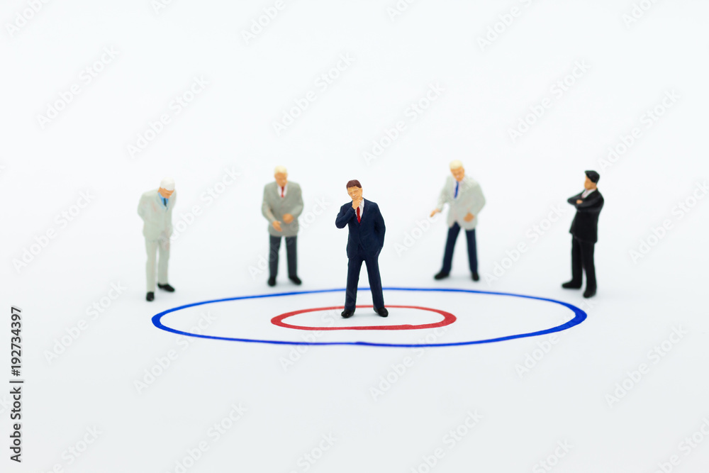Miniature people: Group of businessmen work with team, using as background Choice of the best suited employee, HR, HRM, HRD, job recruiter concepts. Miniature people: Group of businessmen work with team, using as background Choice of the best suited employee, HR, HRM, HRD, job recruiter concepts.
