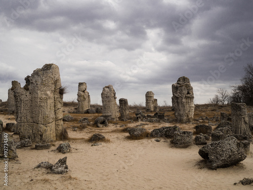 Pobiti Kamani, also known as The Stone Desert, is a desert-like rock phenomenon located on the north west Varna Province border in Bulgaria