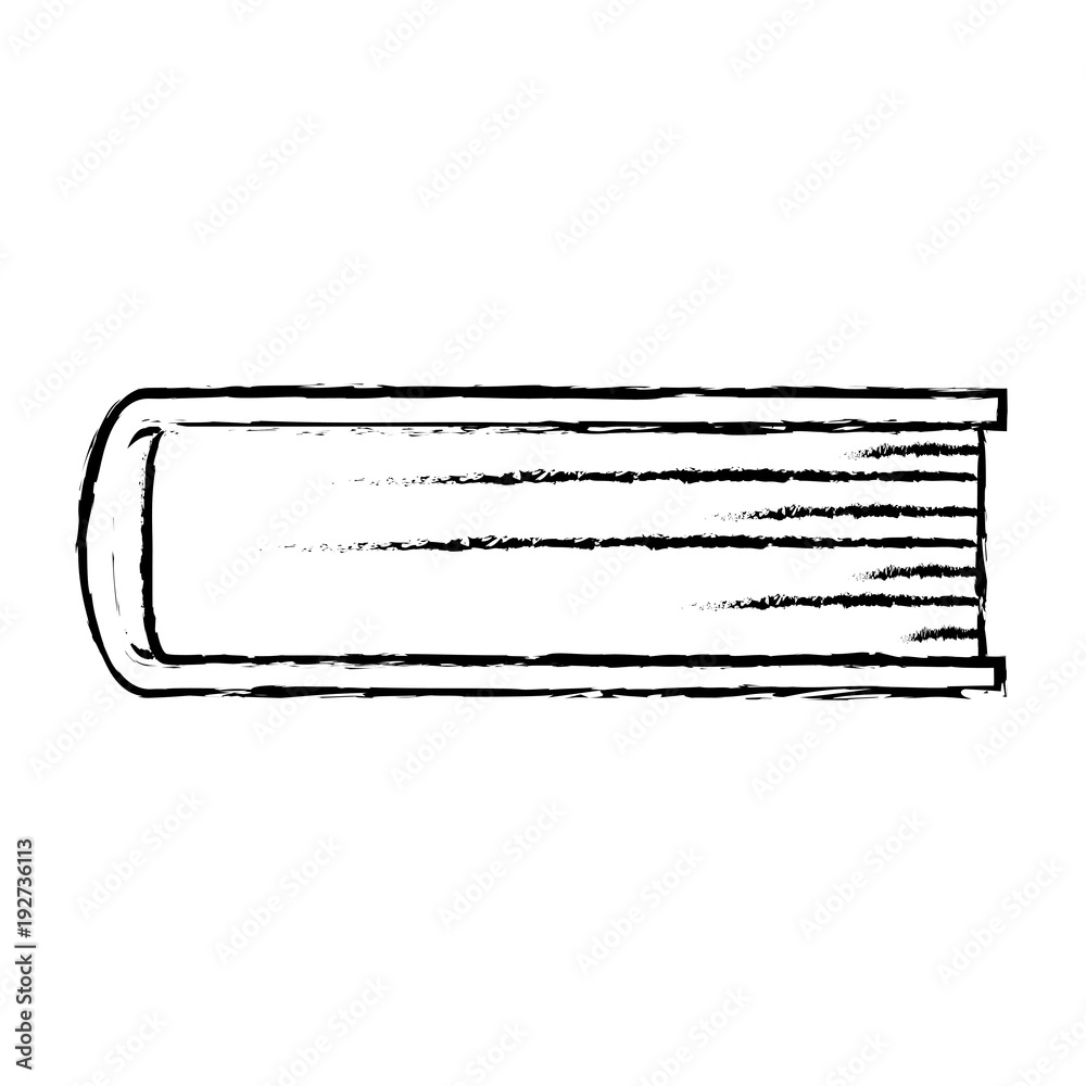 text book closed isolated icon vector illustration design