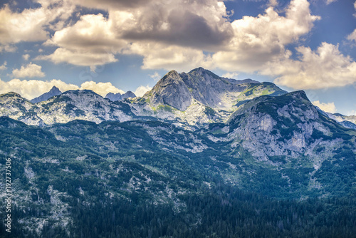 Beautiful landscape of Montenegro, Montenegro mountains, sea and mountains. Panorama © hajdar