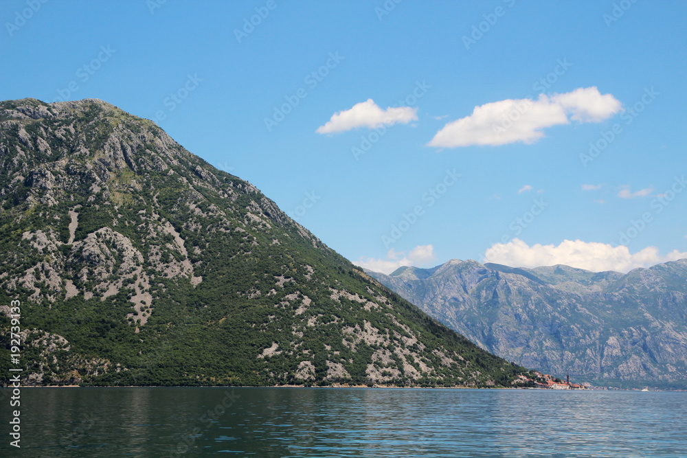 A view of Kotor Bay, Montenegro 