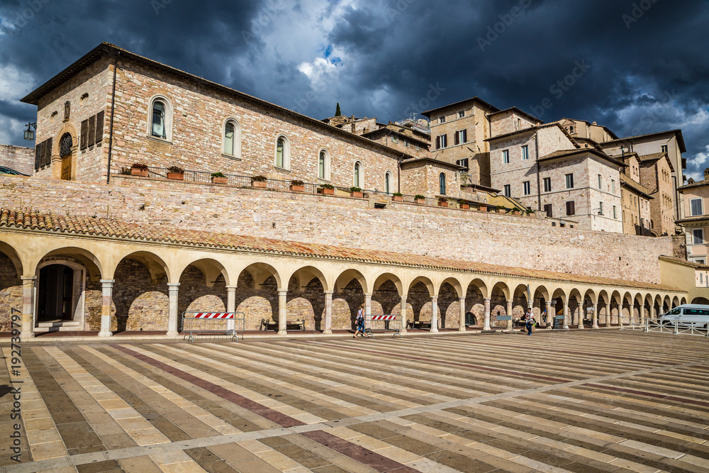 Lower Plaza of Saint Francis - Assisi, Italy