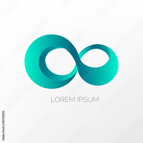 Abstract icon, symbol, vector sign.