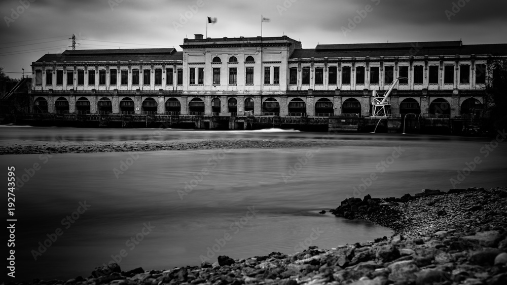 Fototapeta premium Hydroelectric Central of Cusset