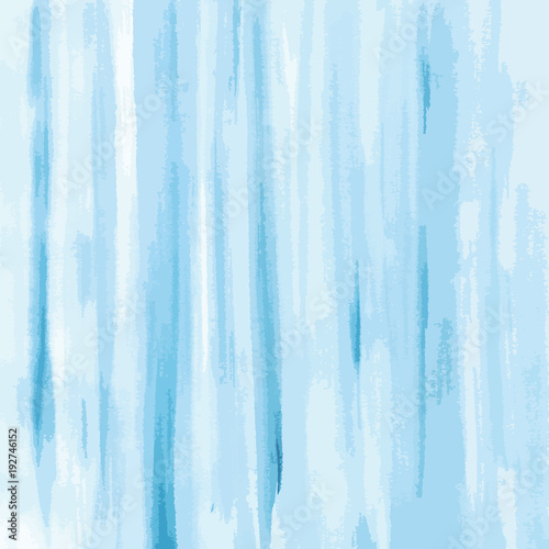 blue watercolor texture background, striped, hand painted vector illustration