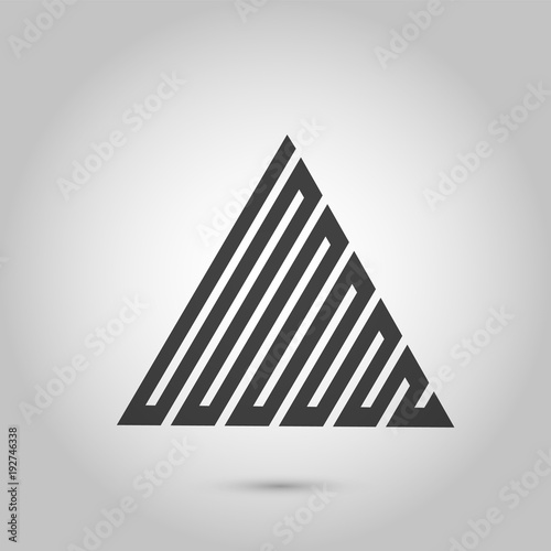 Vector Hipster Triangle Background . poster with different elements. Abstract Geometrical Poster. Modern Design Template with geometric shape in various forms.