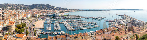aerial view of Cannes France photo