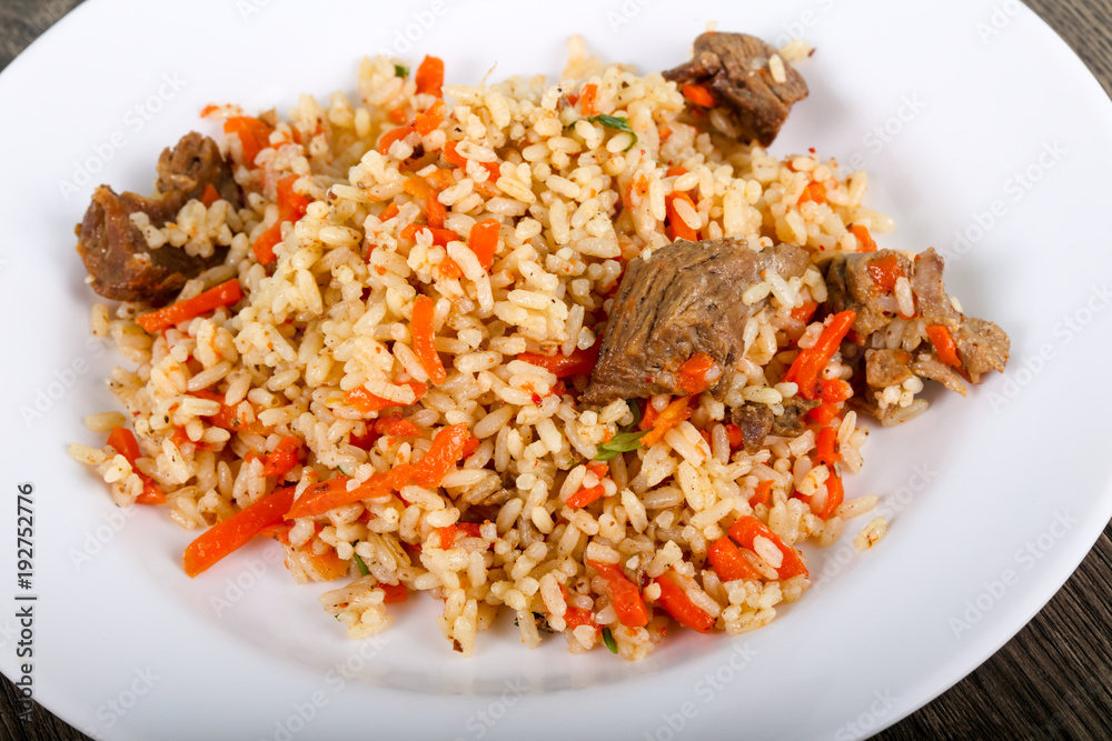 Asian rice - Plov