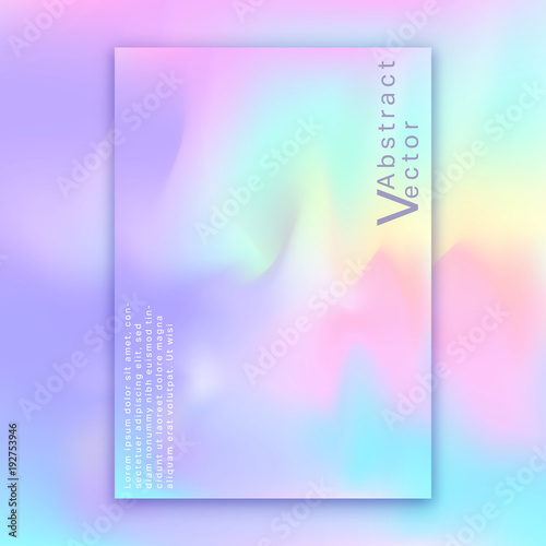 Hologram bright colorful background