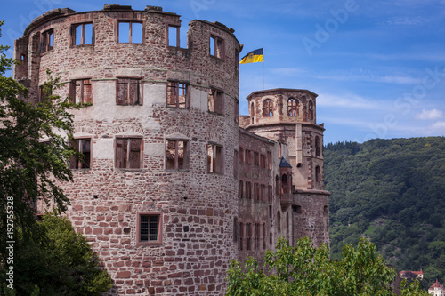 ein zerstörter Hintergrund
