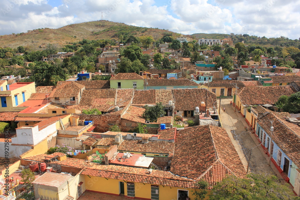 Blick vom Turm des Antigua Convento de San Francisco de Asis Trinidad Cuba