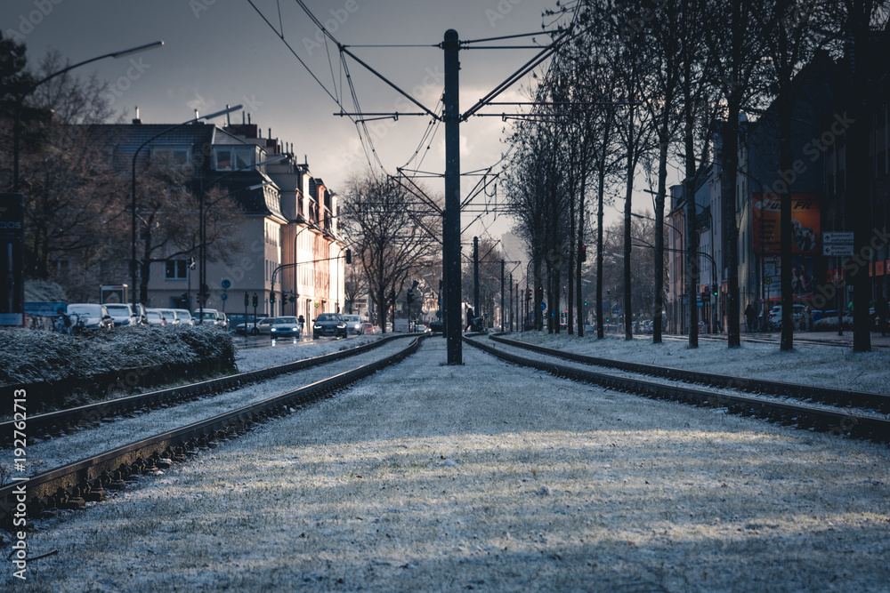 Fototapeta premium Winter trails