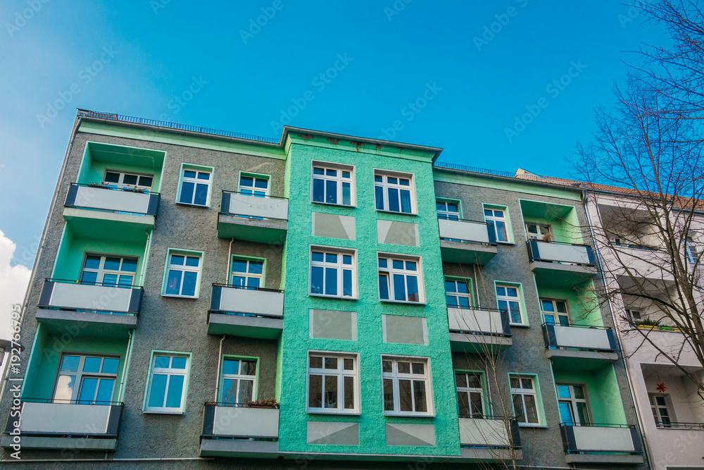 green and grey colored building at lichtenberg, berlin