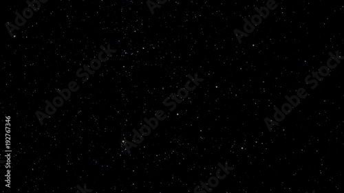Night Sky 006: A star field twinkles in a night sky (Loop).