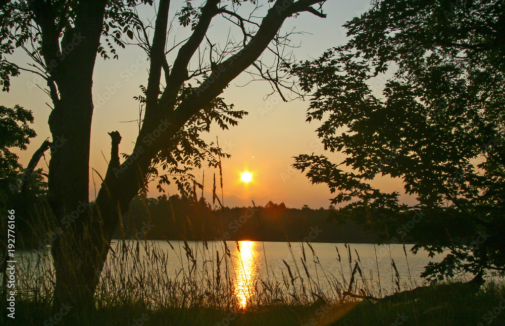 Sunset on Wilderness Lake