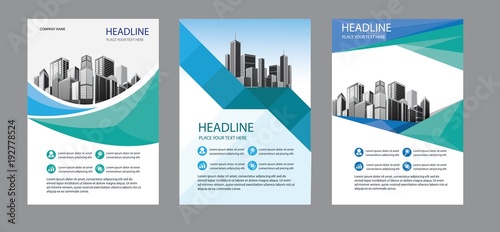 design cover annual report brochure layout flyer poster magazine business template