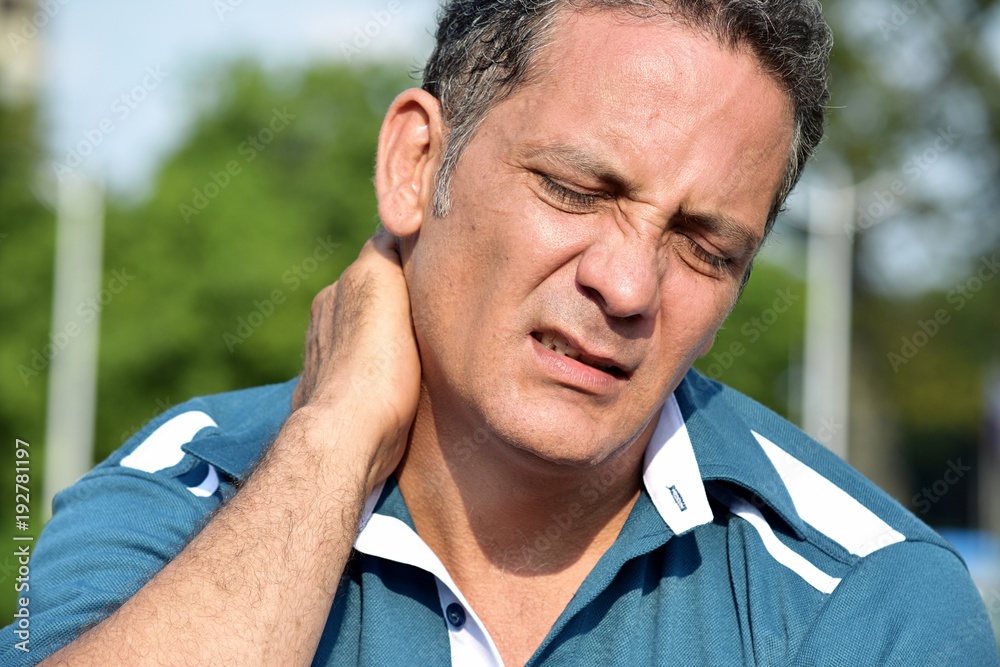 Middle Aged Person And Soreness Middle Aged Person And Soreness