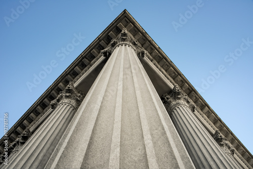 Foto columns of building art decor