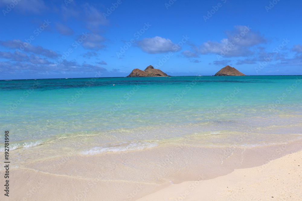 Lanikai beach in Hawaii