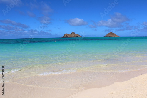 Lanikai beach in Hawaii