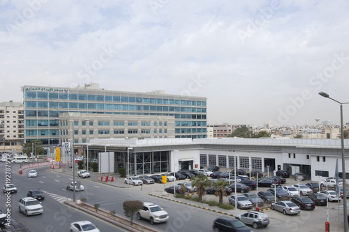 Dabab Steet, Cars Traffic in Old Riyadh City, Saudi Arabia, 01.12.2016 photo