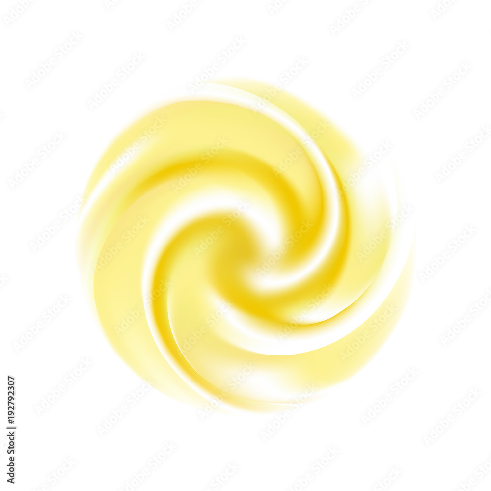 Vector yogurt swirl ice cream background.