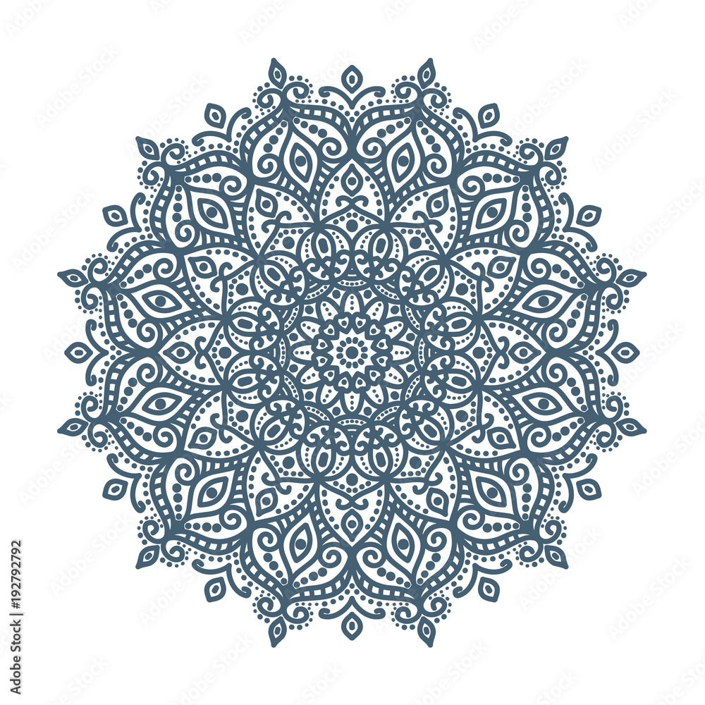 Asian ornament on white background