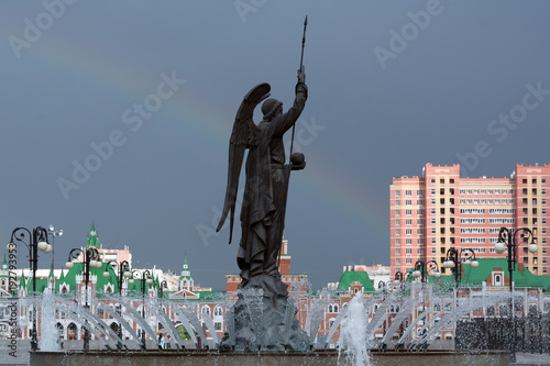 Photo of the monument to Archangel Gabriel
