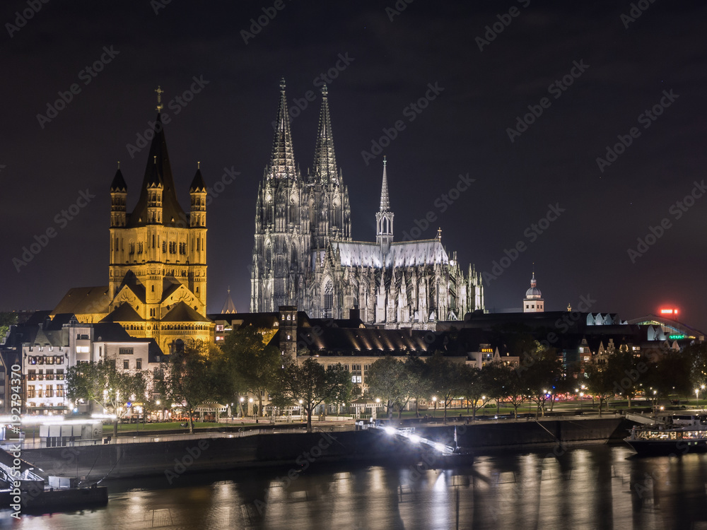 Church of Great St. Martin and the Cathedral of Cologne