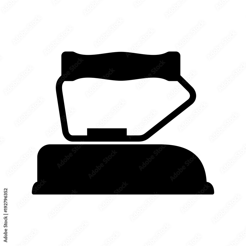 Retro iron icon