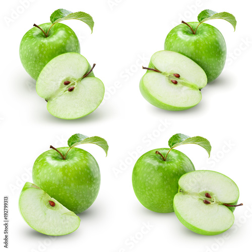 green apple slice collection