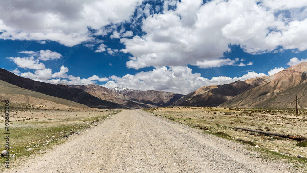Nice view of Pamir in Tajikistan Nice view of Pamir in Tajikistan