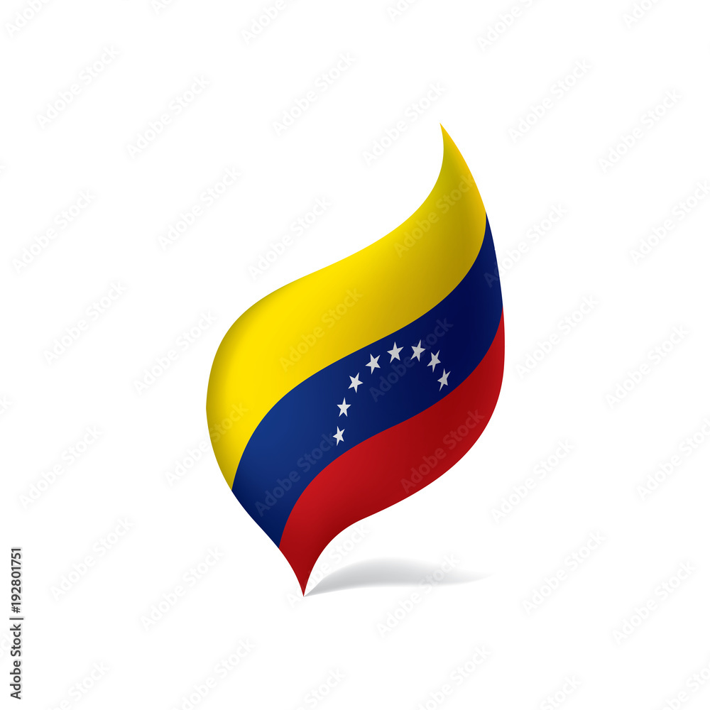 Venezuela flag, vector illustration
