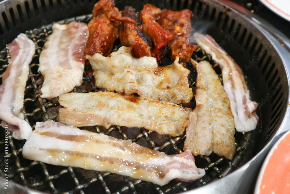 barbecued pork or grilled pork barbecued pork or grilled pork