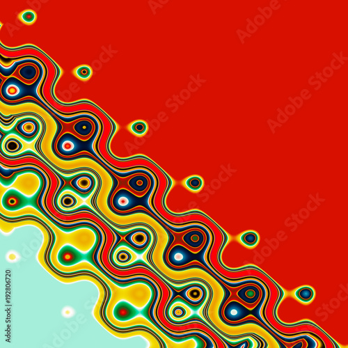 Abstract image  colorful graphics  tapestry