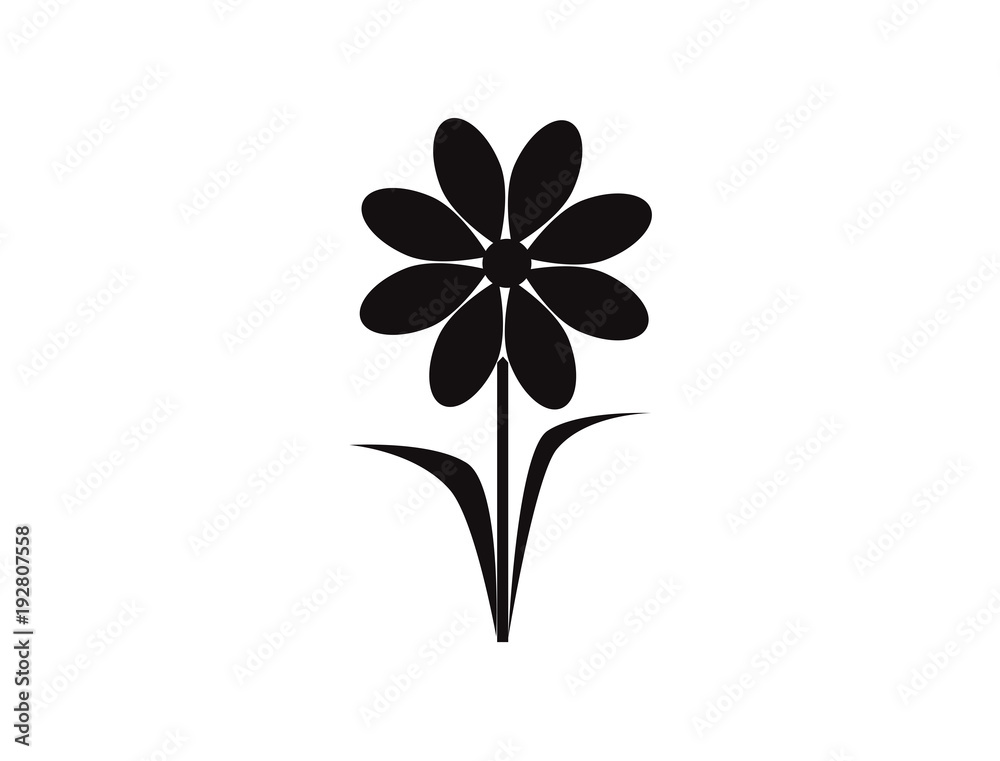Design icons vector illustration of a flower (chamomile).
Design icons vector illustration of a flower (chamomile).