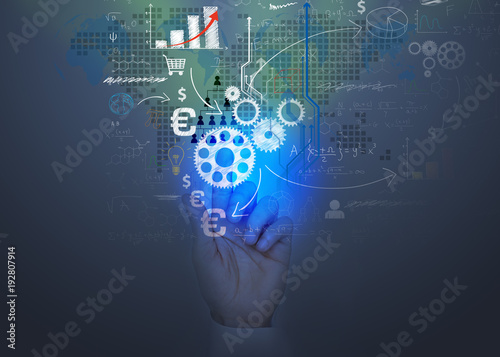Plakat comunicazione, informatica, tecnologia, internet