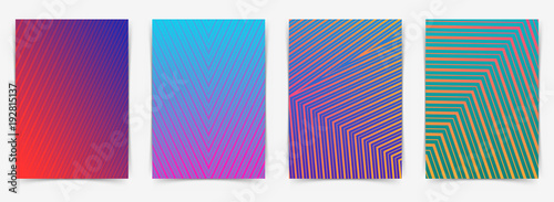 Wallpaper Mural Bright modern line pattern geometrical folder collection Torontodigital.ca