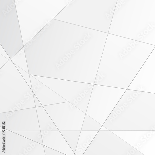 Grey abstract polygonal modular background