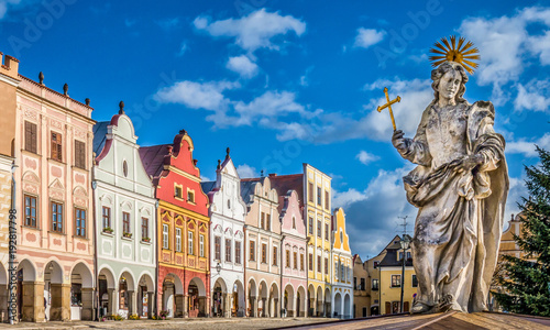 Historic town of Telc, Czech Republic photo