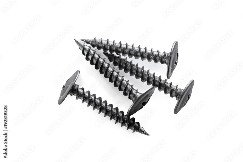 screw isolated on white