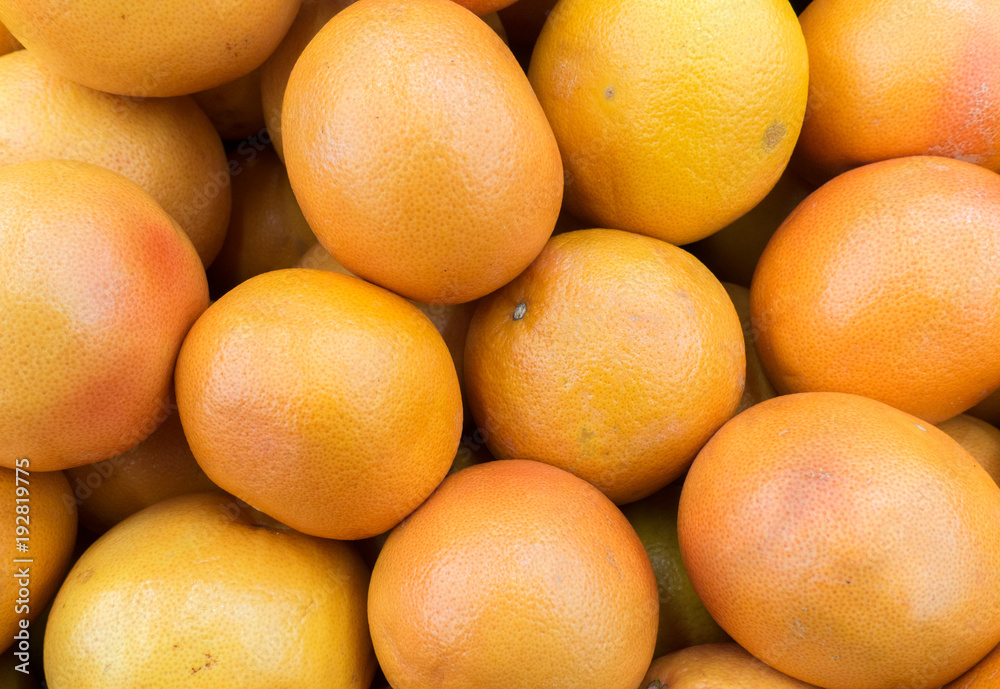 ripe grapefruits on the market ripe grapefruits on the market