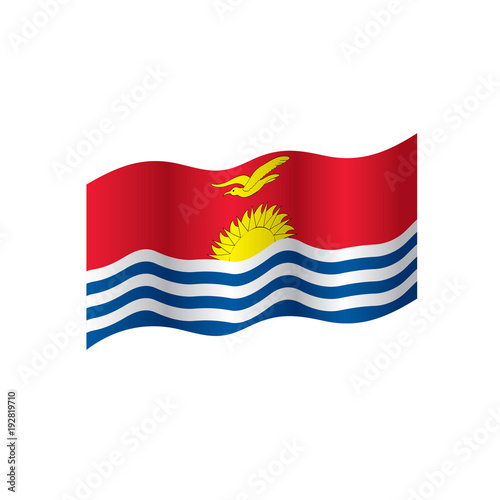 Free Download Kiribati flag, vector illustration - GFXLoad
