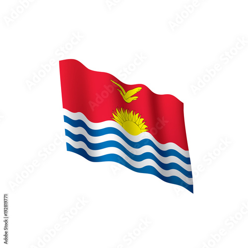 Free Download Kiribati flag, vector illustration - GFXLoad